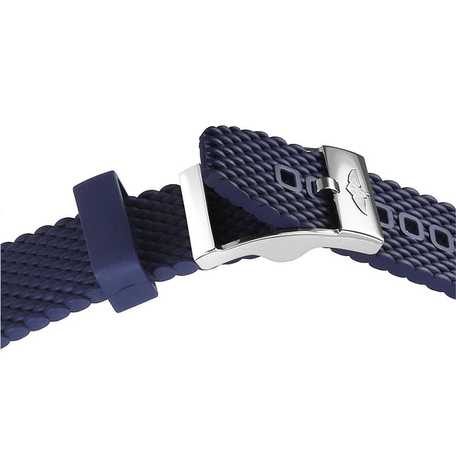 Breitling Transocean Day & Date 42mm Automatic Black Dial Blue Mesh Bracelet Mens Watch - A4531012/BB69/280S/ A20S.1 Buy Now By Breitling