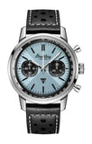 Breitling Top Time B01 Triumph Blue Dial Black Leather Strap Watch for Men - AB01764A1C1X1 Buy Now By Breitling