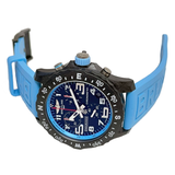 Breitling Endurance Pro Black Dial Light Blue Rubber Strap Watch for Men - X82310281B1S1 Buy Now By Breitling