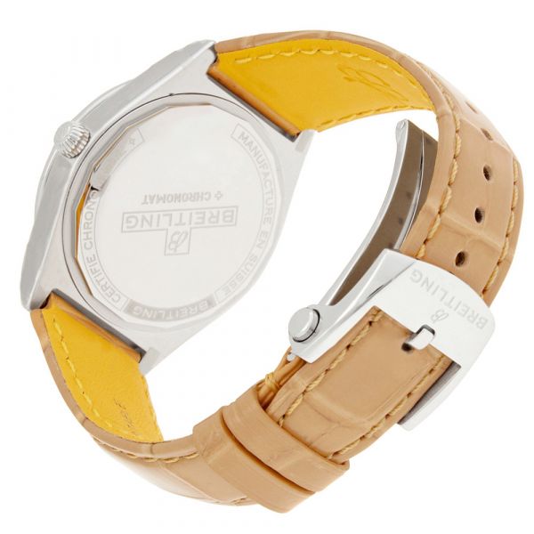 Breitling Chronomat Automatic 36 South Sea Brown Dial Brown Leather Strap Watch for Women - A10380611A1P1 Buy Now By Breitling