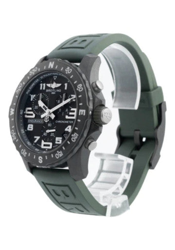 Breitling Endurance Pro Black Dial Green Rubber Strap Watch for Men - X82310D31B1S1 Buy Now By Breitling