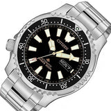 Citizen Promaster 200M Diver Fugu Asian Limited Edition Black Dial Silver Steel Strap Watch For Men - NY0090-86E Buy Now By Citizen