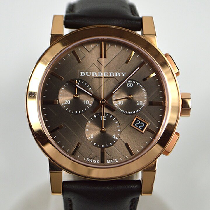 Burberry The City Grey Dial Brown Leather Strap Unisex Watch - BU9755 Buy Now By Burberry