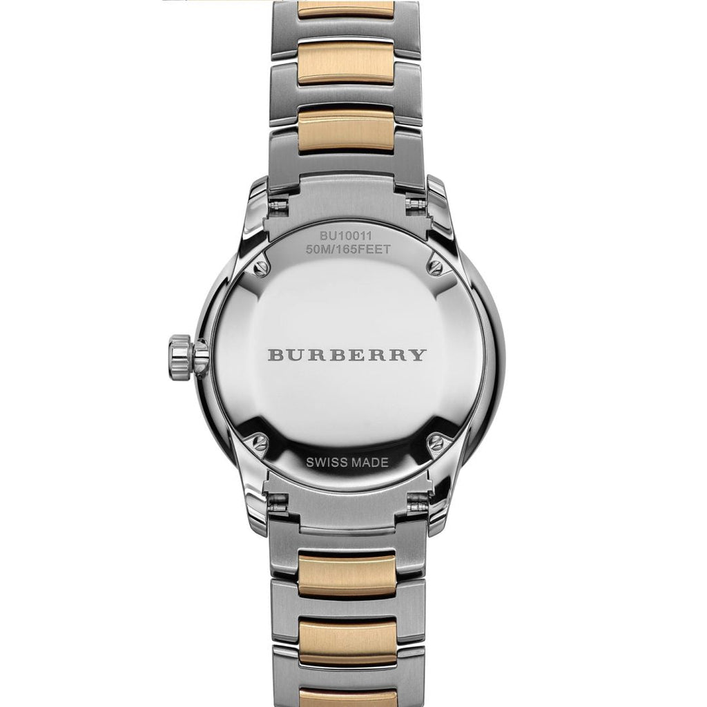 Burberry The Classic Gold Dial Two Tone Steel Strap Watch for Men - BU10011 Buy Now By Burberry