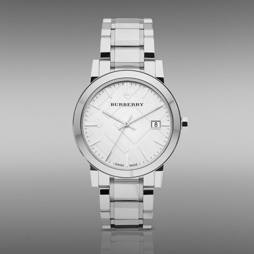 Burberry The City Silver Dial Silver Steel Strap Watch for Women - BU9000 Buy Now By Burberry