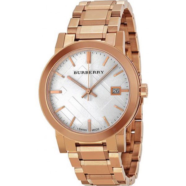 Burberry The City White Dial Rose Gold Steel Strap Watch for Women - BU9004 Buy Now By Burberry