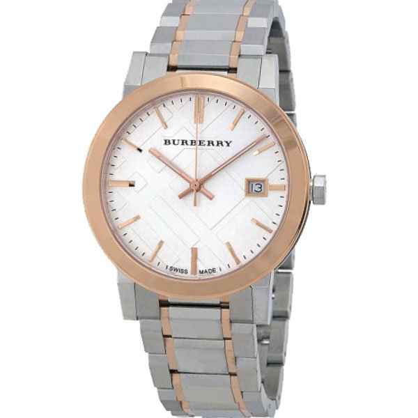 Burberry The City White Dial Two Tone Steel Strap Watch for Women - BU9006 Buy Now By Burberry