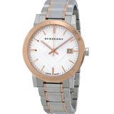 Burberry The City White Dial Two Tone Steel Strap Watch for Women - BU9006 Buy Now By Burberry