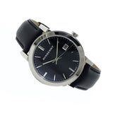 Burberry The City Black Dial Black Leather Strap Watch for Men - BU9009 Buy Now By Burberry