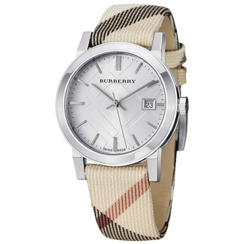 Burberry The City White Dial Brown Leather Strap Watch for Women - BU9113 Buy Now By Burberry