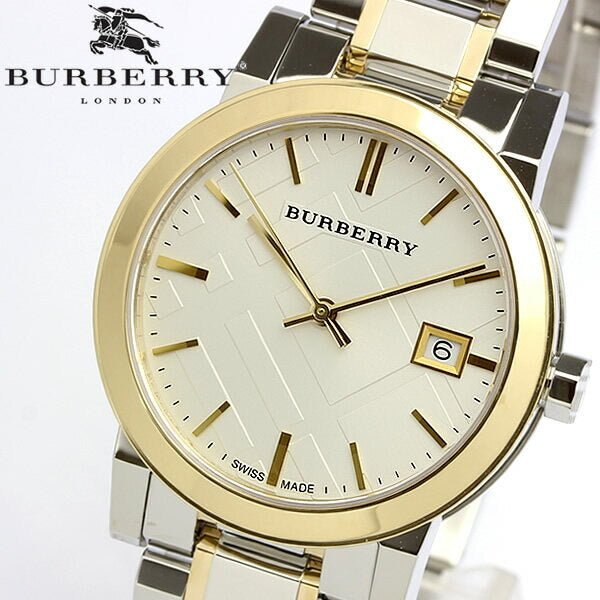 Burberry The City White Dial Two Tone Steel Strap Watch for Women - BU9115 Buy Now By Burberry