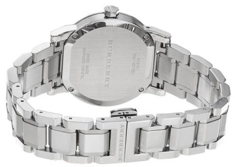 Burberry The City White Dial Silver Steel Strap Watch for Women - BU9100 Buy Now By Burberry