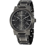 Burberry The City Black Dial Black Steel Strap Watch for Men - BU9902 Buy Now By Burberry