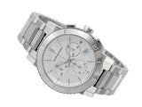 Burberry City Chronograph White Dial Silver Steel Strap Watch For Women - BU9700 Buy Now By Burberry