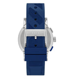 Burberry City Sport Chronograph White Dial Blue Rubber Strap Watch For Men - BU9808 Buy Now By Burberry