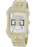 Bulova Crystal Chronograph White Dial Two Tone Steel Strap Watch for Men - 98C109 Buy Now By Bulova