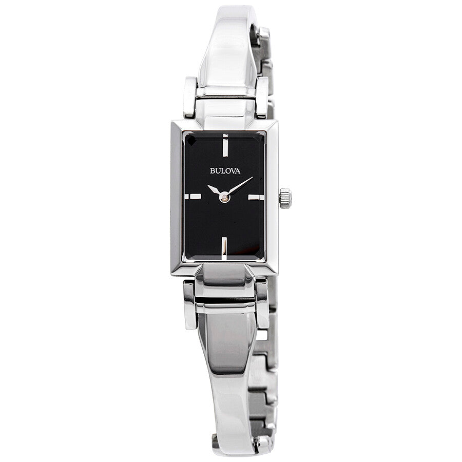 Bulova Classic Collection Black Dial Silver Steel Strap Watch for Women - 96L138 Buy Now By Bulova