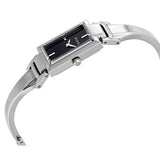 Bulova Classic Collection Black Dial Silver Steel Strap Watch for Women - 96L138 Buy Now By Bulova