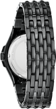 Bulova Crystal Collection Phantom Black Dial Black Steel Strap Watch for Men - 98A240 Buy Now By Bulova