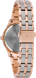 Bulova Crystal Collection Silver Crystals Dial Two Tone Steel Strap Watch for Women - 98L235 Buy Now By Bulova
