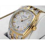 Bulova Phantom Crystal Silver Dial Two Tone Steel Strap Watch for Men - 98B323 Buy Now By Bulova