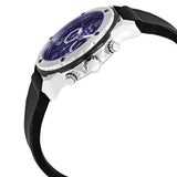 Bulova Marine Star Blue Dial Black Silicone Strap Watch for Men - 98B258 Buy Now By Bulova