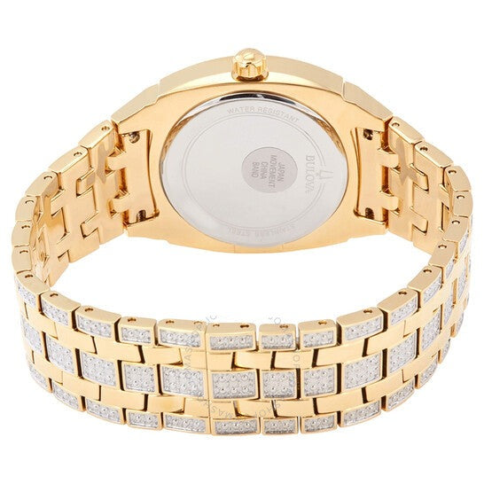 Bulova Phantom Crystal Silver Dial Two Tone Steel Strap Watch for Men - 98B323 Buy Now By Bulova