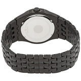 Bulova Crystal Collection Phantom Black Dial Black Steel Strap Watch for Men - 98A240 Buy Now By Bulova