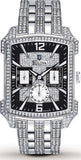 Bulova Crystal Collection Black Dial Silver Steel Strap Watch for Men - 98C108 Buy Now By Bulova