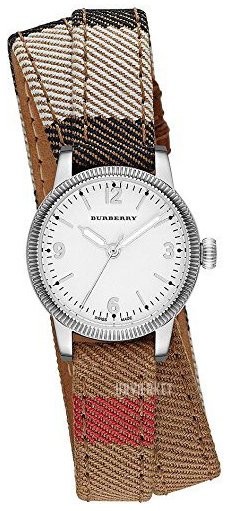 Burberry Utilitarian White Dial Multicolor Leather Strap Watch for Women - BU7849 Buy Now By Burberry