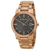 Burberry The City Light Brown Dial Rose Gold Steel Strap Watch for Women - BU9005 Buy Now By Burberry