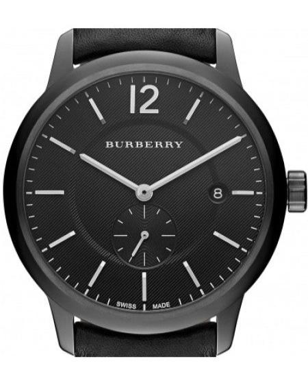 Burberry The Classic Black Dial Black Leather Strap Watch for Men - BU10003 Buy Now By Burberry