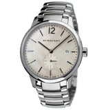 Burberry The Classic Silver Dial Silver Steel Strap Watch for Men - BU10004 Buy Now By Burberry