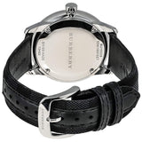 Burberry Classic Round Cream Dial Black Leather Strap Watch for Men - BU10008 Buy Now By Burberry