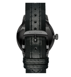 Burberry The Classic Round Horseferry Black Dial Black Leather Strap Watch for Men - BU10010 Buy Now By Burberry