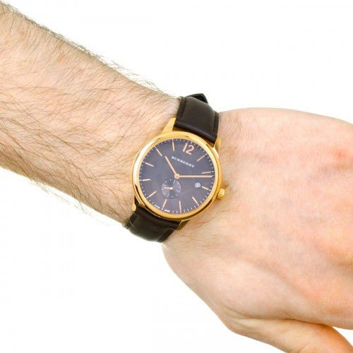 Burberry The Classic Brown Dial Brown Leather Strap Watch for Men - BU10012 Buy Now By Burberry