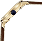 Burberry The Classic Gold Dial Brown Leather Strap Watch for Women - BU10114 Buy Now By Burberry