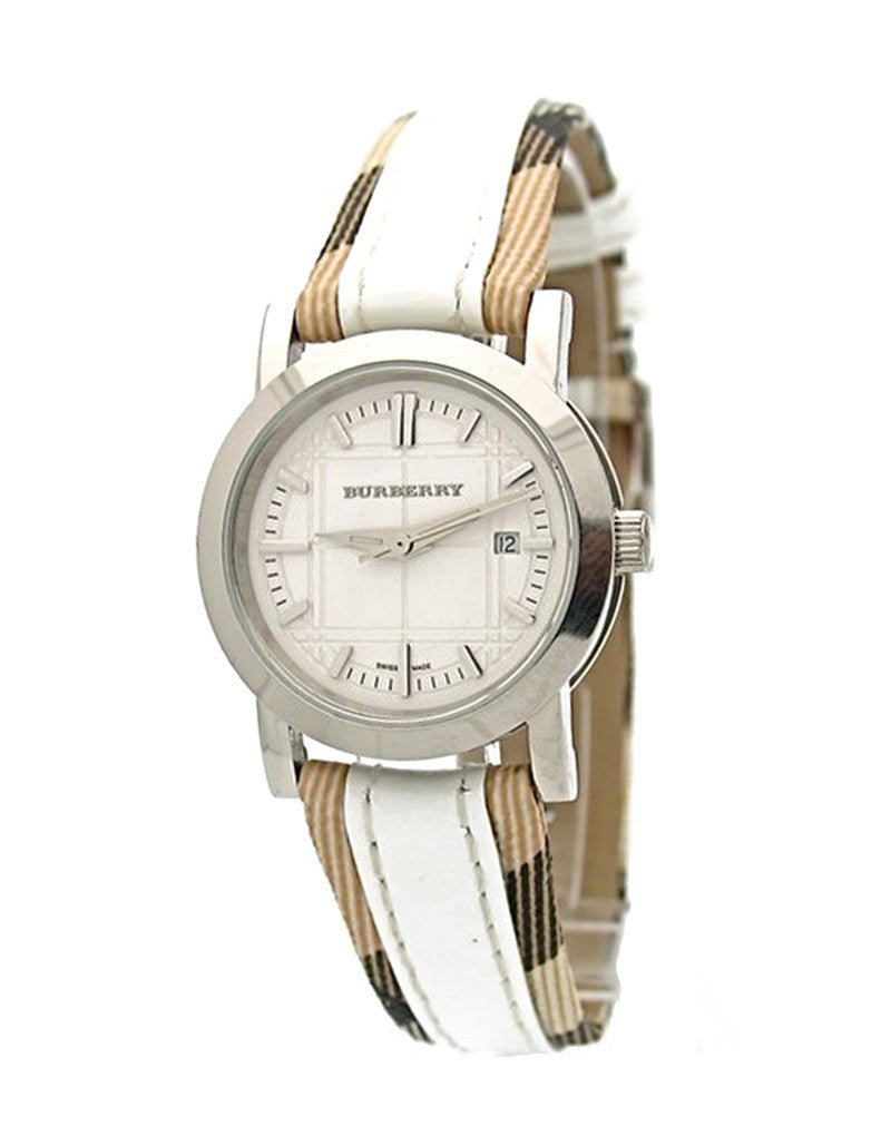 Burberry Heritage Nova Heritage White Dial Leather Strap Watch for Women - BU1395 Buy Now By Burberry