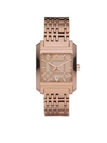Burberry Nova Check Quartz Rose Gold Dial Rose Gold Steel Strap Watch for Women - BU1578 Buy Now By Burberry
