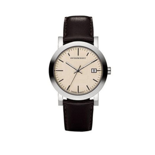 Burberry Heritage Beige Dial Brown Leather Strap Watch for Men - BU1777 Buy Now By Burberry