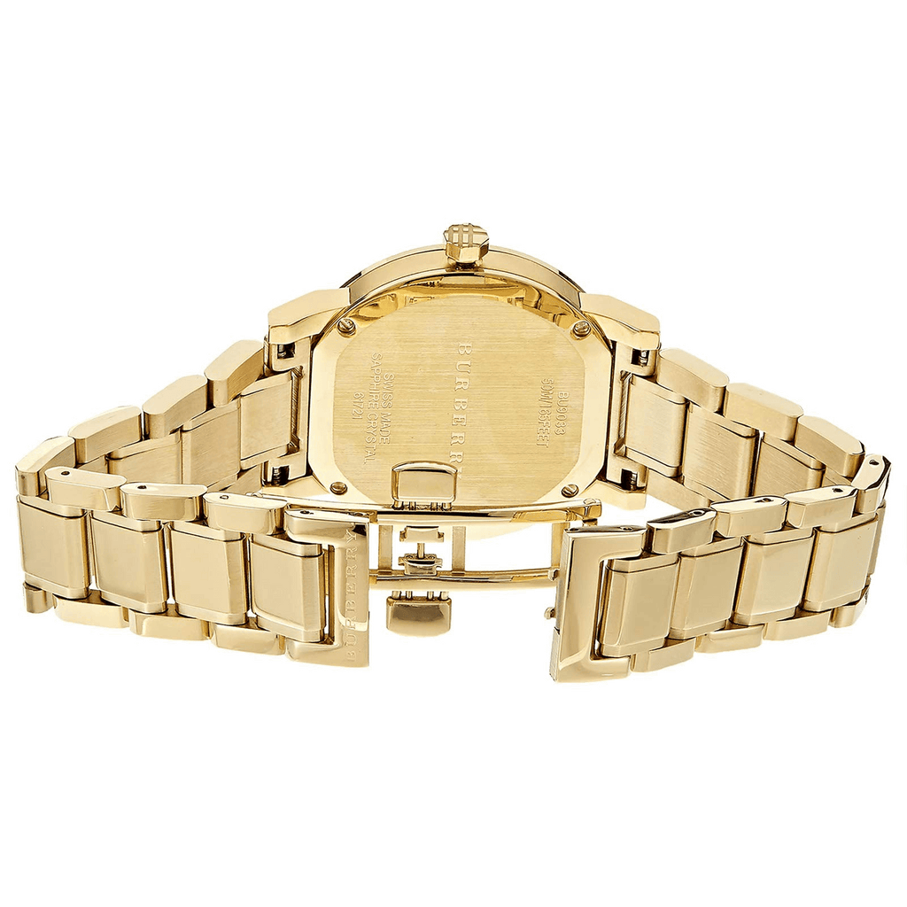 Burberry The City Gold Dial Gold Steel Strap Watch for Women - BU9033 Buy Now By Burberry