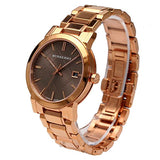 Burberry The City Light Brown Dial Rose Gold Steel Strap Watch for Women - BU9005 Buy Now By Burberry