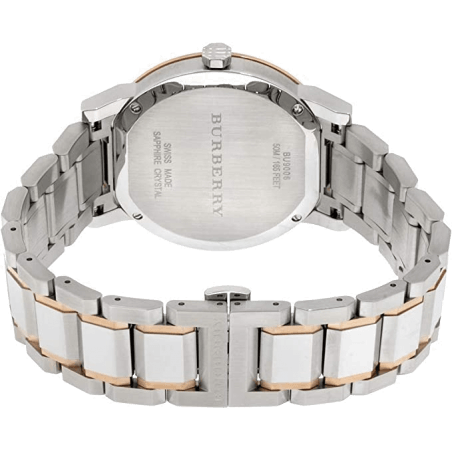 Burberry The City White Dial Two Tone Steel Strap Watch for Women - BU9006 Buy Now By Burberry