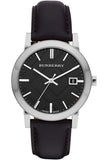 Burberry The City Black Dial Black Leather Strap Watch for Men - BU9009 Buy Now By Burberry