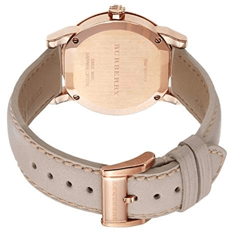 Burberry The City Beige Dial Brown Leather Strap Watch for Women - BU9014 Buy Now By Burberry
