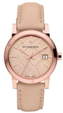 Burberry The City Beige Dial Brown Leather Strap Watch for Women - BU9014 Buy Now By Burberry