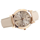 Burberry The City Beige Dial Brown Leather Strap Watch for Women - BU9014 Buy Now By Burberry