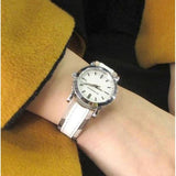 Burberry The City Silver Dial White Leather Strap Watch for Women - BU9019 Buy Now By Burberry