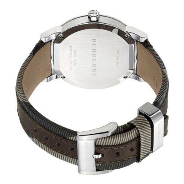 Burberry The City Grey Dial Leather Strap Watch for Men - BU9020 Buy Now By Burberry