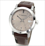 Burberry The City Grey Dial Leather Strap Watch for Men - BU9020 Buy Now By Burberry